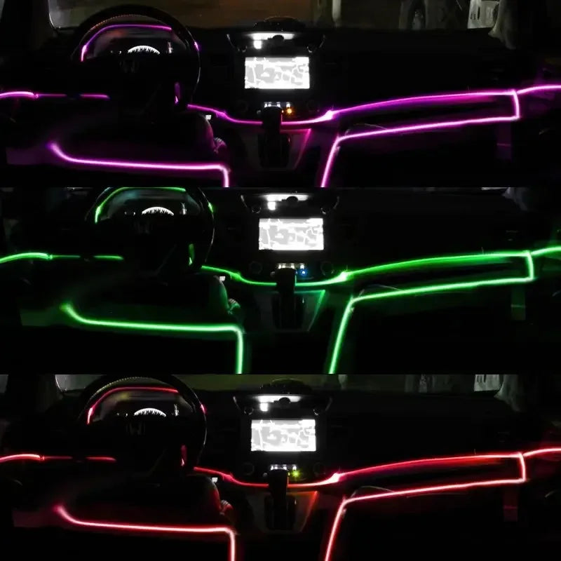 Vibrant LED Car Mood Lights